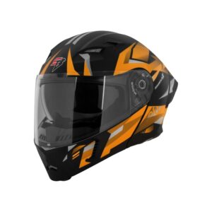 Vega Bolt Orange Line Full Face Helmet (Alt)