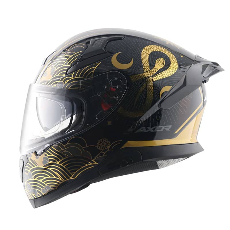 Axor Apex Gold Waves Full Face Helmet (Alt)