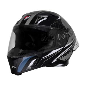 Vega Crux Black & White Graphic Full Face Helmet