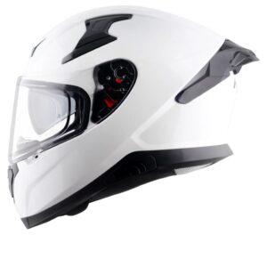 SMK Titan Pearl White Full Face Helmet