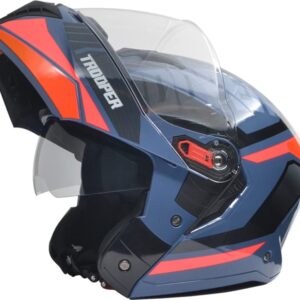 Studds Trooper Modular Navy & Orange Helmet